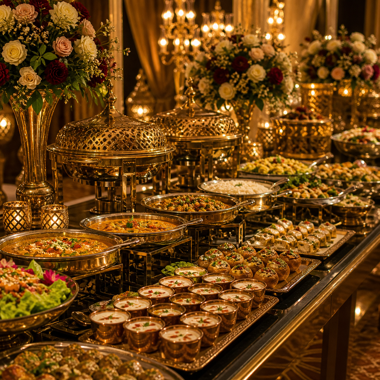 Premium plated food
